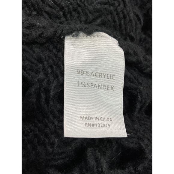 Camila Coelho 'Inez' Black Open Cable Sweater Size S - Picture 5 of 5